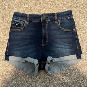 Garage High Waisted Denim Shorts - Size 01